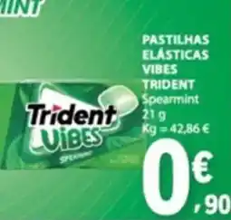 E.Leclerc Trident Vibes Spearmint promoção