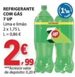 E.Leclerc Refrigerante com gás 7 up lima e limão promoção