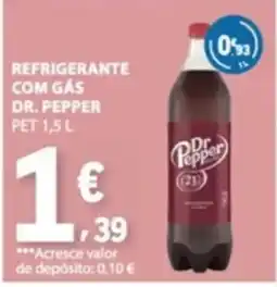 E.Leclerc refrigerante com gás dr. pepper promoção