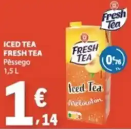 E.Leclerc Fresh Tea Iced Tea Pêssego promoção