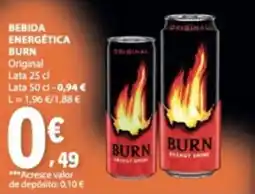 E.Leclerc Bebida energética burn original promoção