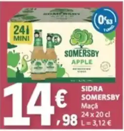 E.Leclerc Sidra somersby maçã promoção