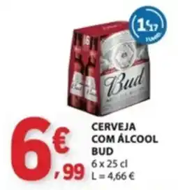 E.Leclerc Cerveja com álcool bud promoção