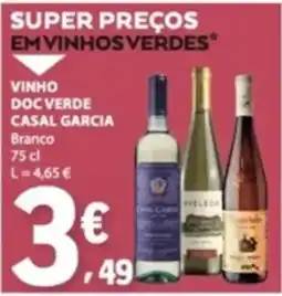 E.Leclerc vinho doc verde casal garcia branco promoção