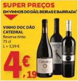 E.Leclerc vinho doc dão catedral reserva tinto promoção