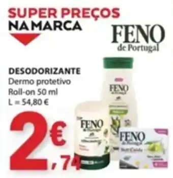 E.Leclerc Desodorizante dermo protetivo feno de portugal promoção