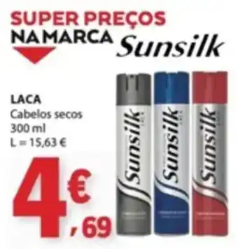 E.Leclerc Laca Sunsilk cabelos secos promoção