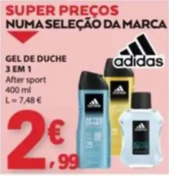 E.Leclerc gel de duche adidas promoção