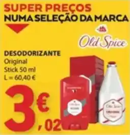 E.Leclerc desodorizante old spice original promoção