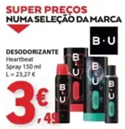 E.Leclerc desodorizante heartbeat promoção