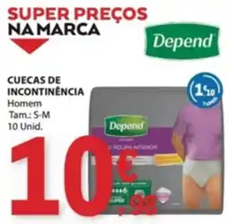 E.Leclerc Cuecas de incontinência depend homem promoção