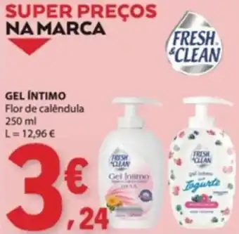 E.Leclerc gel íntimo fresh clean flor de calêndula promoção