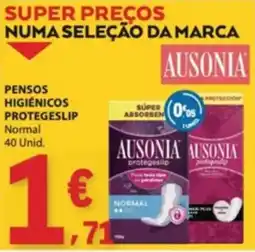 E.Leclerc pensos higiénicos protegeslip ausonia normal promoção