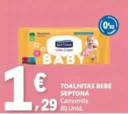 E.Leclerc toalhitas bebé septona camomila promoção