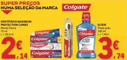 E.Leclerc Colgate dentífrico maximum protection caries promoção