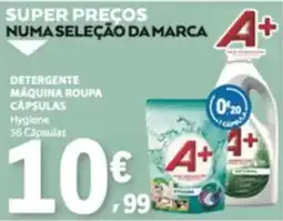 E.Leclerc Detergente máquina roupa cápsulas hygiene a+ promoção