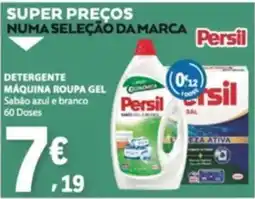 E.Leclerc Detergente máquina roupa gel persil sabão azul e branco promoção