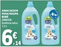 E.Leclerc Amaciador para roupa bebé chicco essência talco promoção