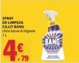 E.Leclerc spray de limpeza cillit bang ultra lixivia & higiene promoção