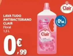 E.Leclerc Lava tudo antibacteriano clair floral promoção