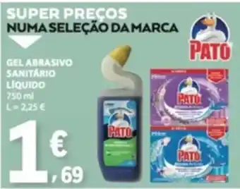 E.Leclerc gel abrasivo sanitário líquido pato promoção