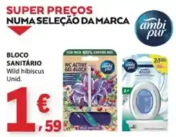 E.Leclerc Bloco sanitário wild hibiscus ambi pur promoção