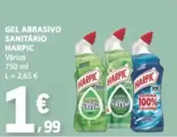 E.Leclerc Gel abrasivo sanitário harpic promoção