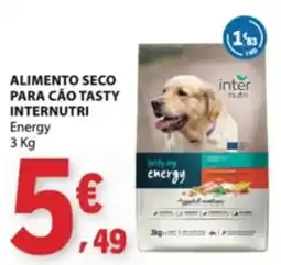 E.Leclerc alimento seco para cão tasty internutri energy promoção