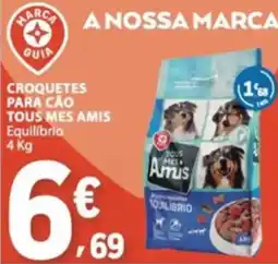 E.Leclerc Croquetes para cão tous mes amis equilíbrio promoção