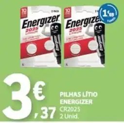 E.Leclerc Pilhas lítio energizer cr2025 promoção