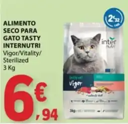 E.Leclerc alimento seco para gato tasty internutri vigor promoção