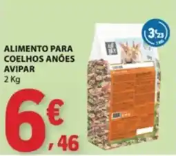 E.Leclerc alimento para coelhos anões avipar promoção