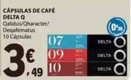 E.Leclerc cápsulas de café delta q promoção