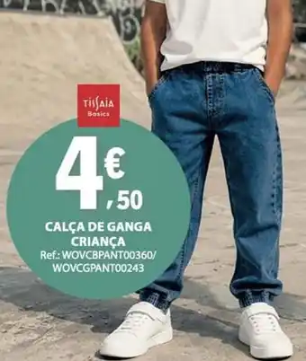 TiiSaia Basics calça de ganga criança