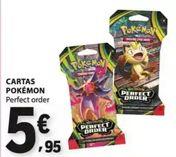 E.Leclerc Cartas pokemon perfect order promoção