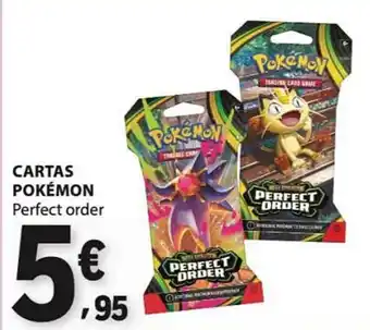 Cartas pokemon perfect order