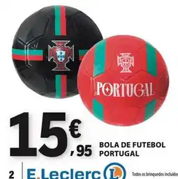 E.Leclerc Bola de futebol portugal promoção