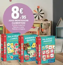 E.Leclerc jogo montessori clementoni promoção
