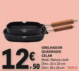 E.Leclerc Grelhador quadrado celar promoção