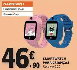 E.Leclerc smartwatch para crianças promoção
