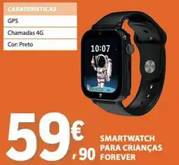 E.Leclerc smartwatch para crianças forever promoção
