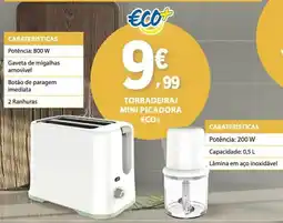 E.Leclerc torradeira/mini picadora eco+ promoção