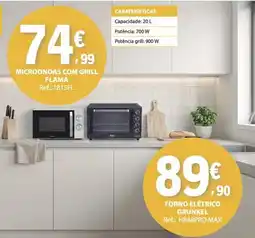 E.Leclerc Microondas com grill Flama promoção