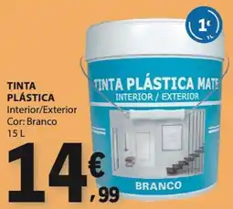 E.Leclerc Tinta plástica branca promoção