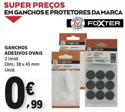 E.Leclerc Ganchos adesivos ovais foxter promoção