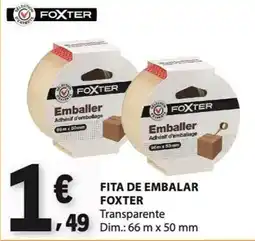 E.Leclerc Fita de embalar foxter promoção