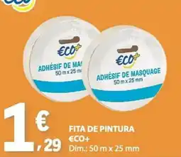 E.Leclerc Fita de pintura eco+ promoção