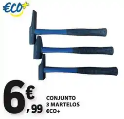 E.Leclerc Conjunto 3 martelos eco+ promoção