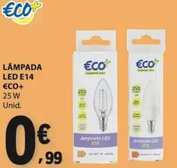 E.Leclerc Lâmpada led e14 eco+ promoção