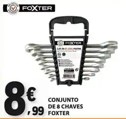 E.Leclerc conjunto de 8 chaves foxter promoção